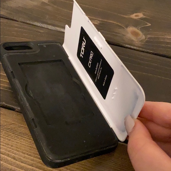 Card Holder Marble iPhone 8 Plus Case - Picture 2 of 3